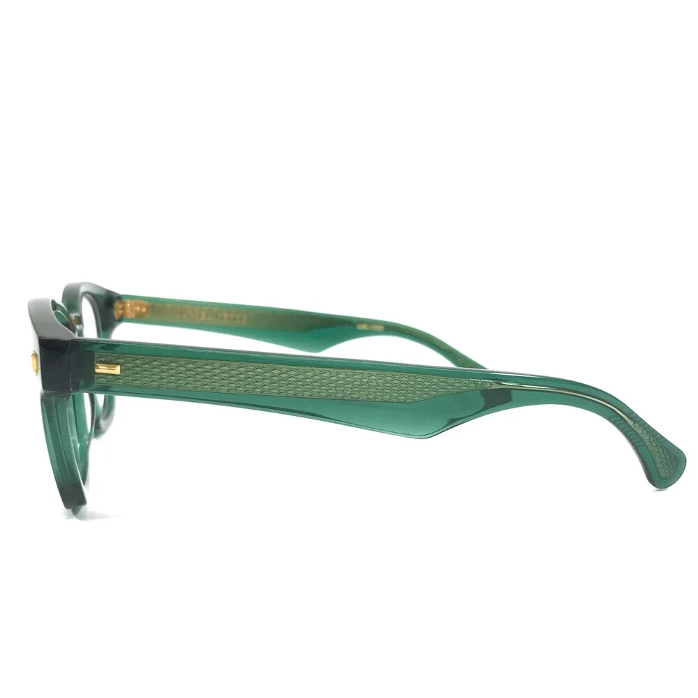 Alfred Kerbs Eyeglasses Frames AMERICA GR Clear Green Square Full Rim 48-24-140